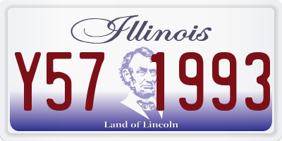 IL license plate Y571993