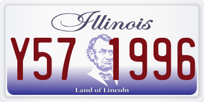 IL license plate Y571996