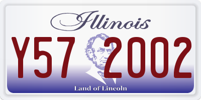 IL license plate Y572002