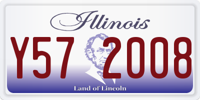 IL license plate Y572008