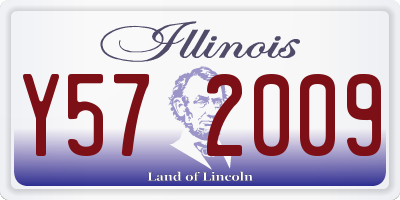 IL license plate Y572009