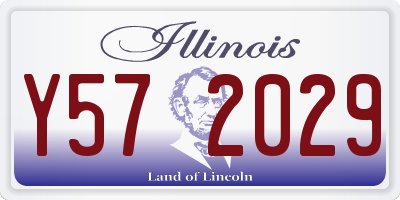 IL license plate Y572029
