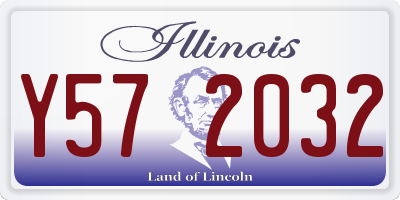 IL license plate Y572032