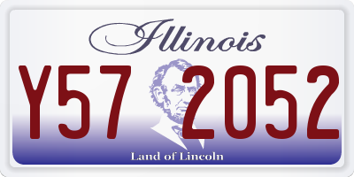 IL license plate Y572052