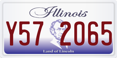 IL license plate Y572065