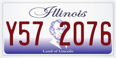 IL license plate Y572076