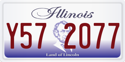IL license plate Y572077