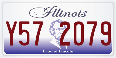 IL license plate Y572079