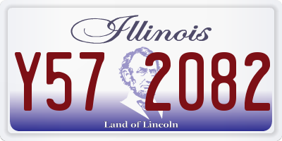 IL license plate Y572082