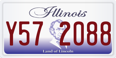 IL license plate Y572088