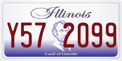 IL license plate Y572099