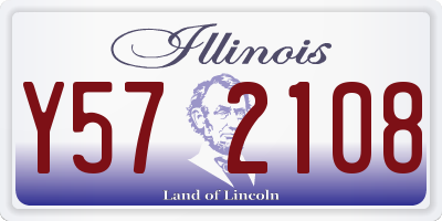 IL license plate Y572108