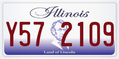 IL license plate Y572109