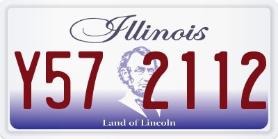 IL license plate Y572112
