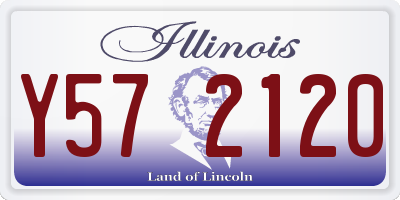 IL license plate Y572120
