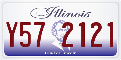 IL license plate Y572121