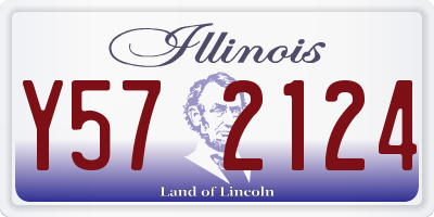 IL license plate Y572124