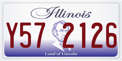 IL license plate Y572126
