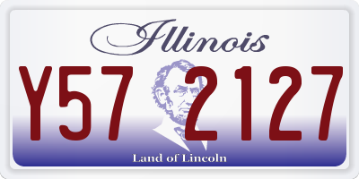 IL license plate Y572127
