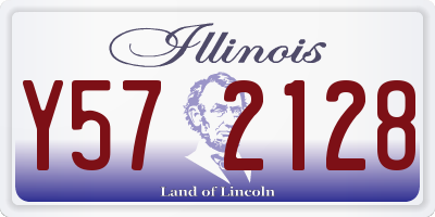 IL license plate Y572128
