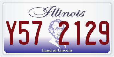 IL license plate Y572129