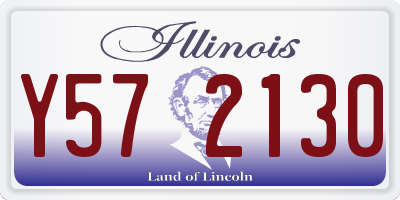 IL license plate Y572130
