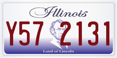 IL license plate Y572131