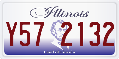 IL license plate Y572132