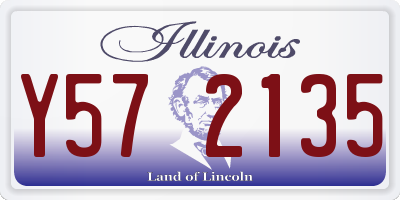 IL license plate Y572135