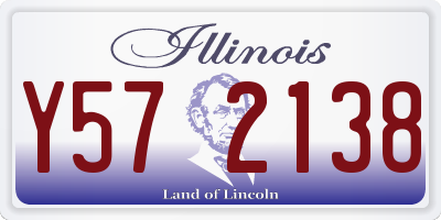 IL license plate Y572138