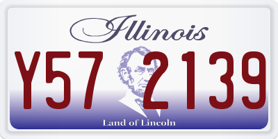 IL license plate Y572139