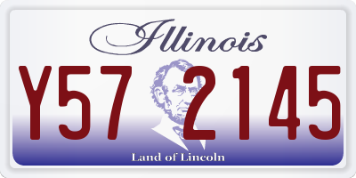 IL license plate Y572145
