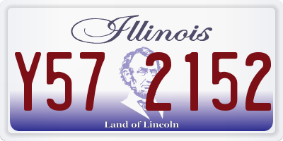 IL license plate Y572152