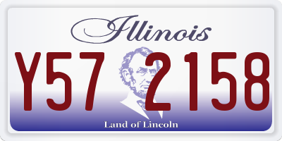 IL license plate Y572158