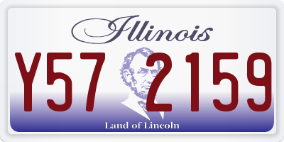 IL license plate Y572159