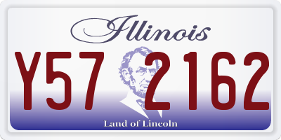 IL license plate Y572162
