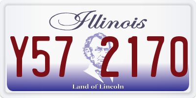 IL license plate Y572170