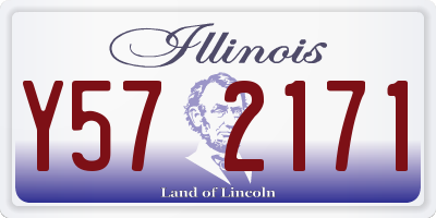 IL license plate Y572171