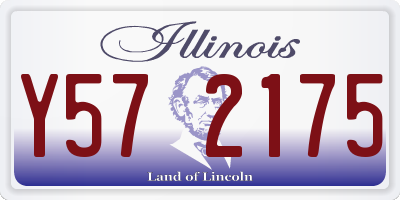 IL license plate Y572175