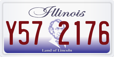 IL license plate Y572176