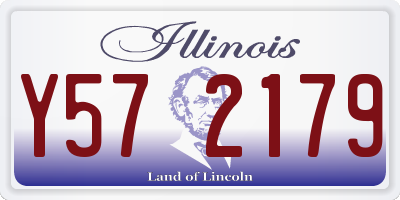 IL license plate Y572179