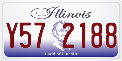 IL license plate Y572188