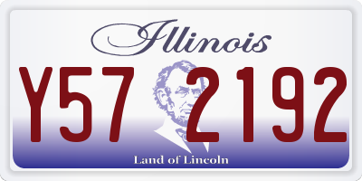 IL license plate Y572192