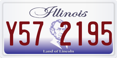 IL license plate Y572195