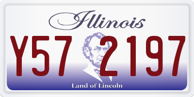 IL license plate Y572197