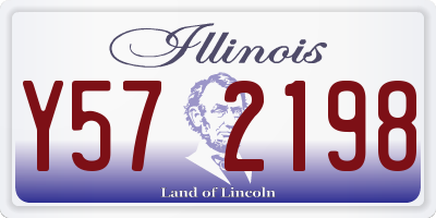 IL license plate Y572198