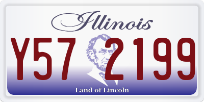 IL license plate Y572199