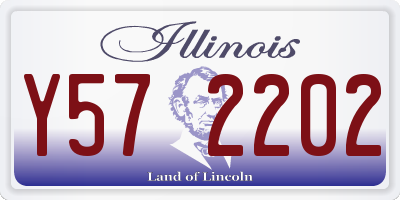 IL license plate Y572202