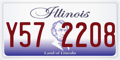 IL license plate Y572208