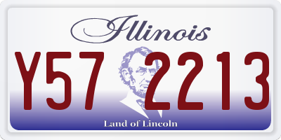 IL license plate Y572213
